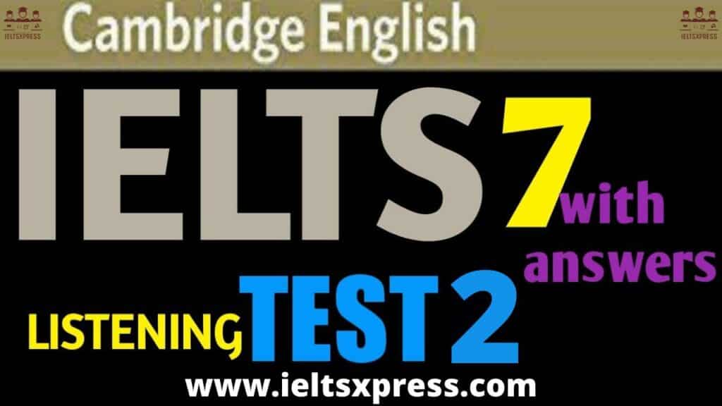 cambridge 7 listening test 2
