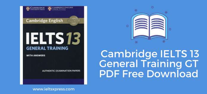 Cambridge IELTS 13 General Training GT PDF Free download