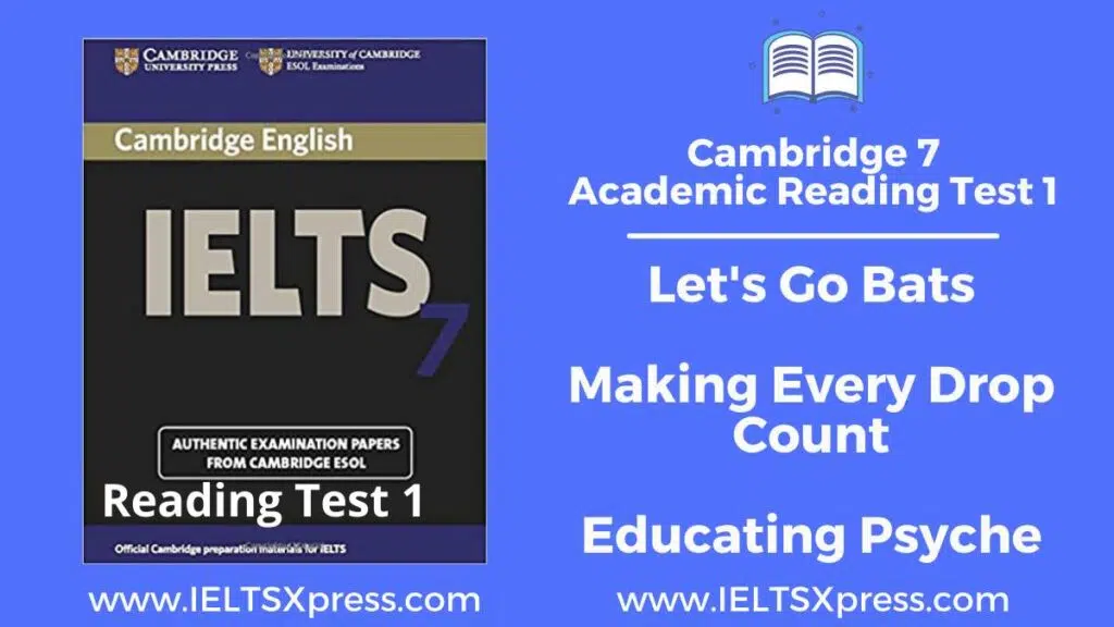 Ielts Cambridge 7 Academic Reading Test 1 With Answers