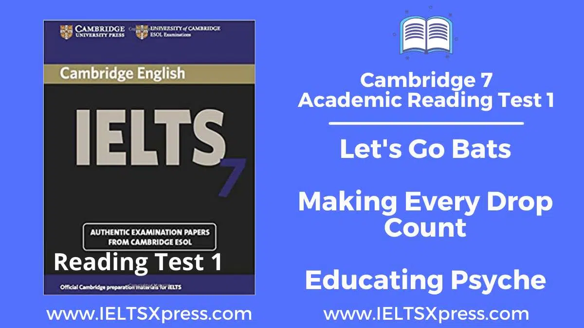 Ielts Cambridge 7 Academic Reading Test 1 With Answers