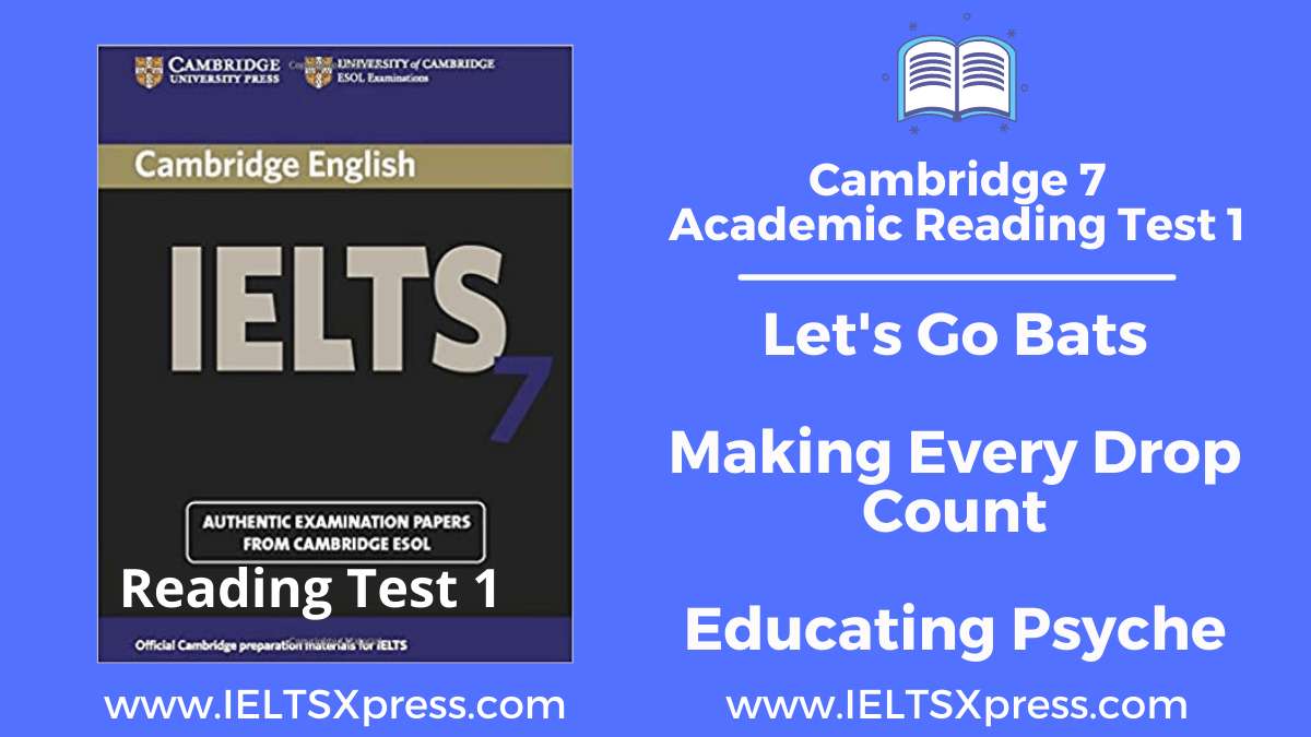 IELTS Practice Cambridge 7 Academic Reading Test 1