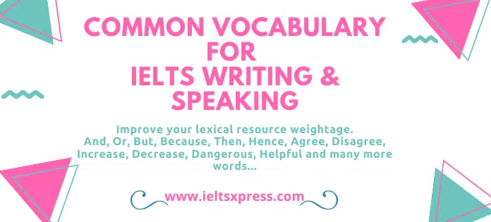 Common Vocabulary For Ielts Writing &Amp; Speaking To Improve Your Lexical Resources Ieltsxpress