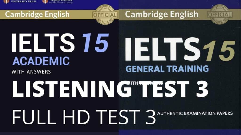CAMBRIDGE IELTS 15 Listening Test 3 with Answers ieltsxpress