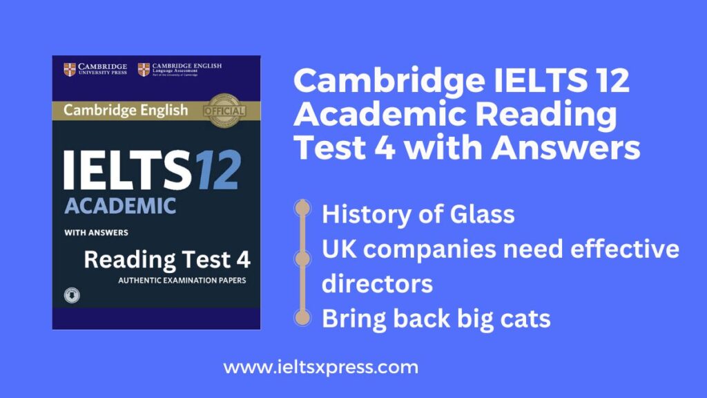 cambridge ielts 12 academic reading test 4