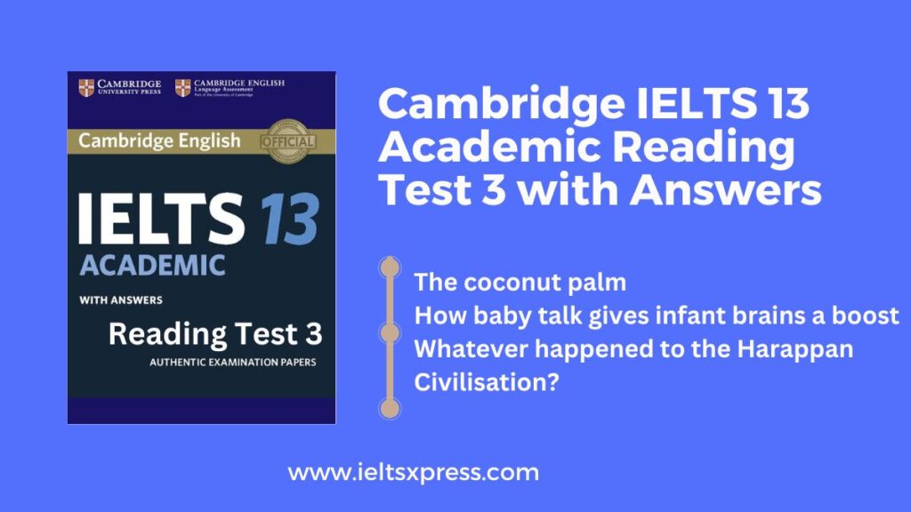 Cambridge IELTS 13 Academic Reading Test 3 with Answers