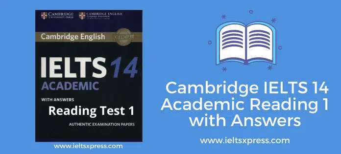 Cambridge Ielts 14 Academic Reading Test 1 With Answers