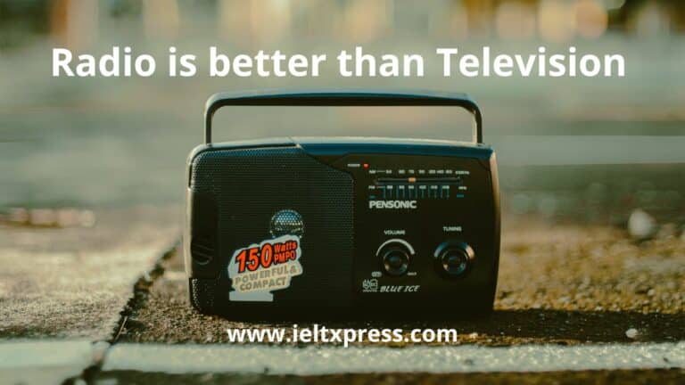 argumentative essay on television is better than radio