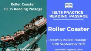 roller coaster ielts reading answers 30 september 2021