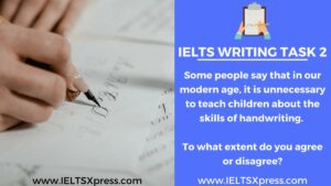 handwriting skills are in decline ielts essay