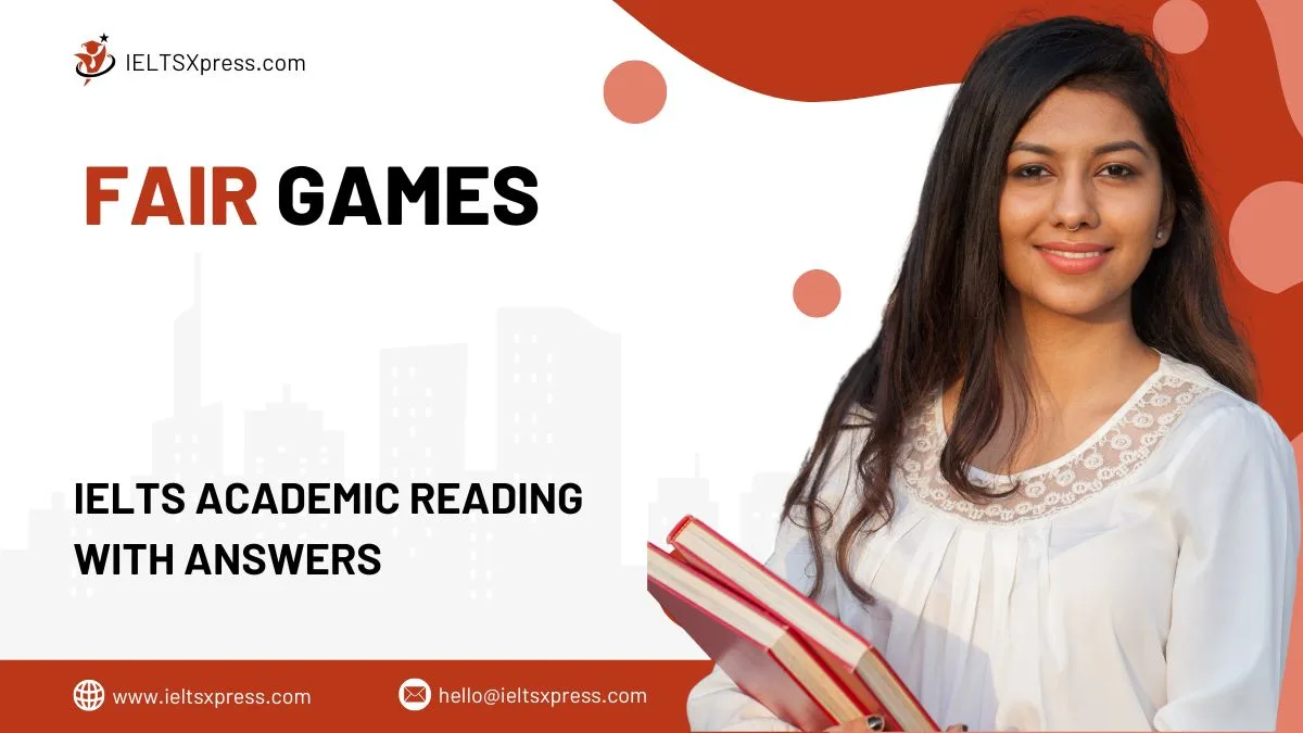 FAIR GAMES Reading Answers