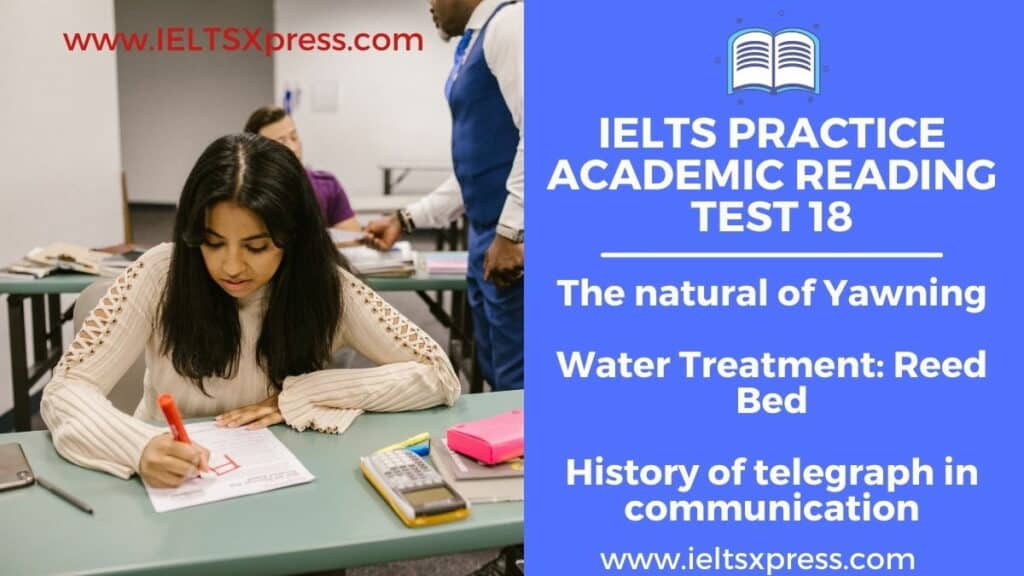 IELTS Practice Academic Reading Test 18 the natural of yawning ielts reading answers ieltsxpress