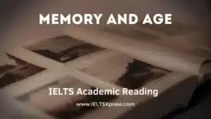 Memory and age ielts reading academic with answers