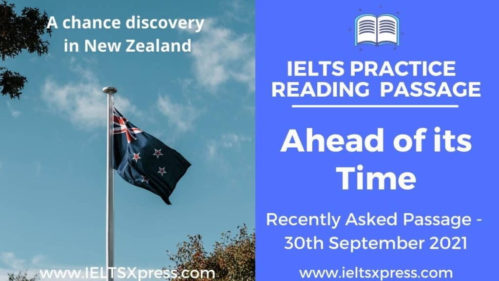 ahead of its time ielts reading answers