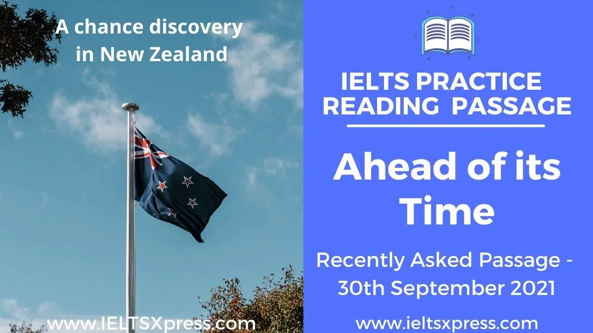 Ahead Of Its Time Ielts Reading Answers