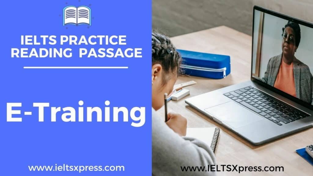 e-training ielts reading passage e training with answers