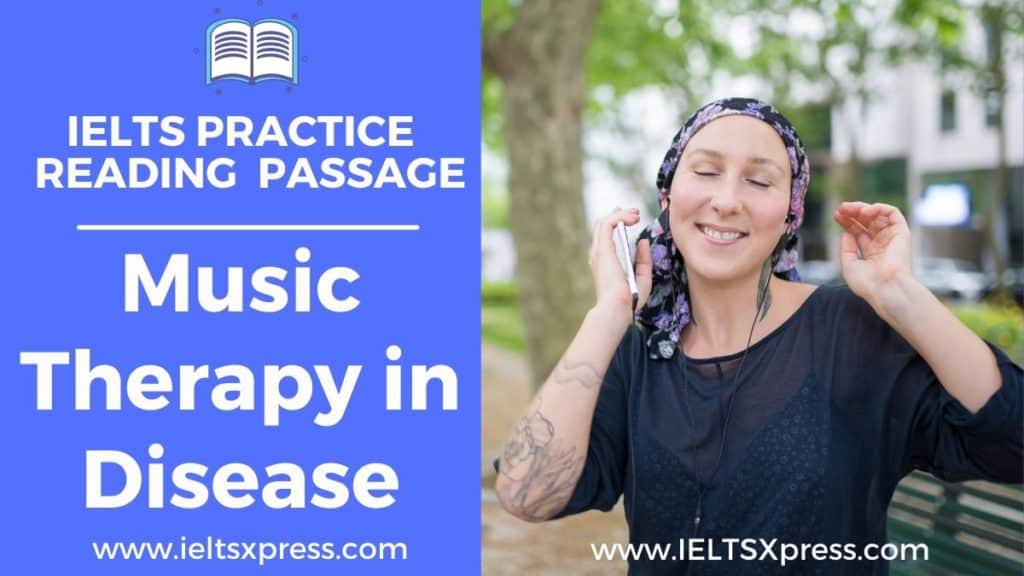 music therapy in disease ielts reading passage with answers Book review on Musicophilia