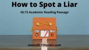 How to Spot a Liar ielts reading answers