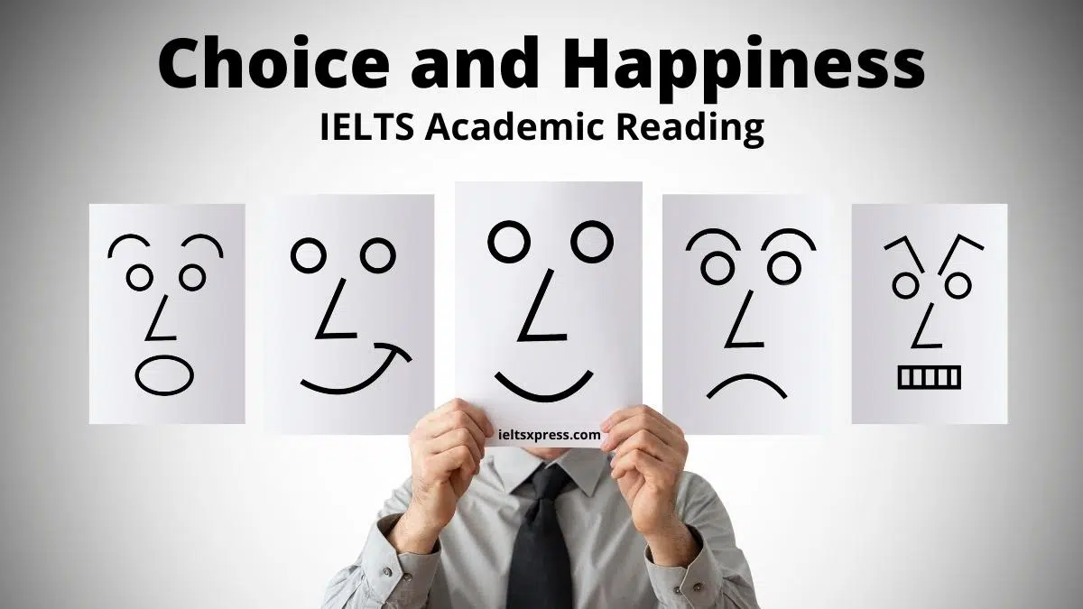 Decision Making And Happiness Ielts Reading Answers