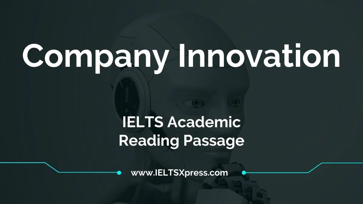 Company Innovation Ielts Reading