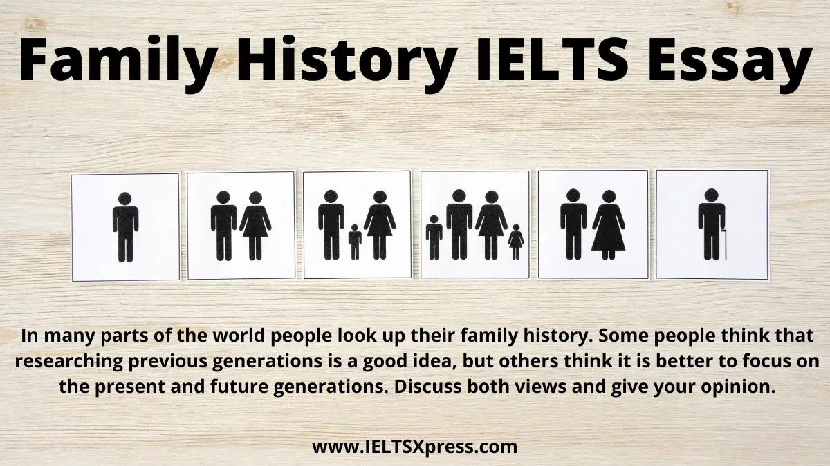 In Many Parts Of The World People Look Up Their Family History Ielts Essay