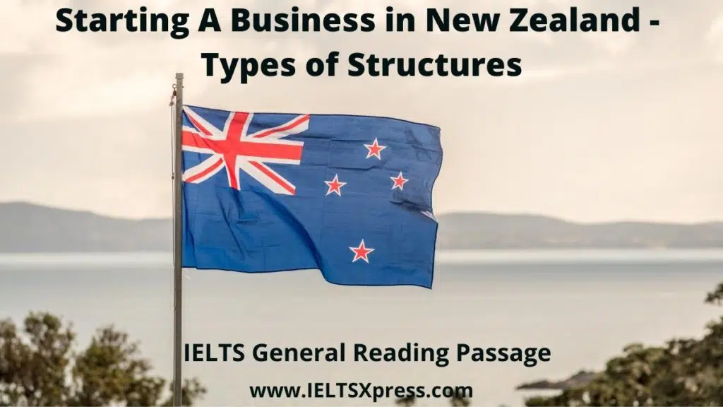 Starting A Business In New Zealand Ielts Reading General