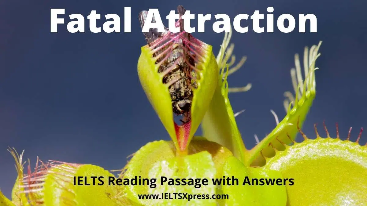 Fatal Attraction Ielts Reading Passage Answers