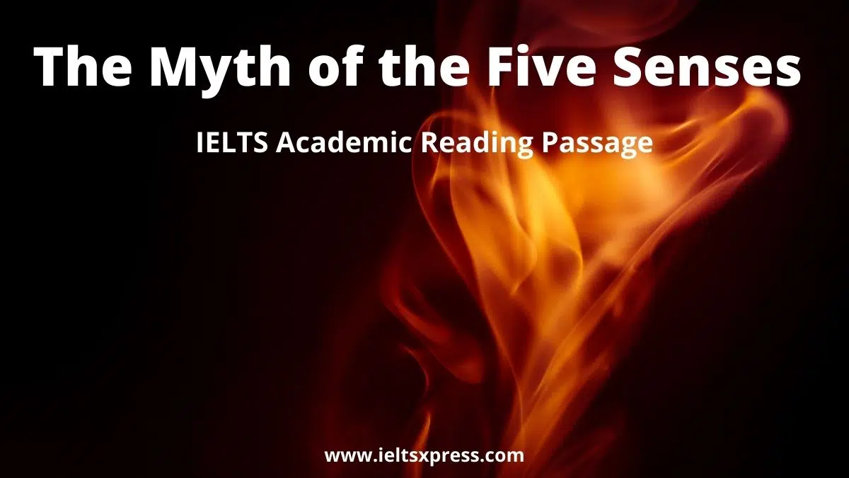 The Myth Of The Five Senses Ielts Reading