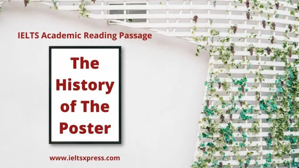 The History Of The Poster Ielts Reading Academic