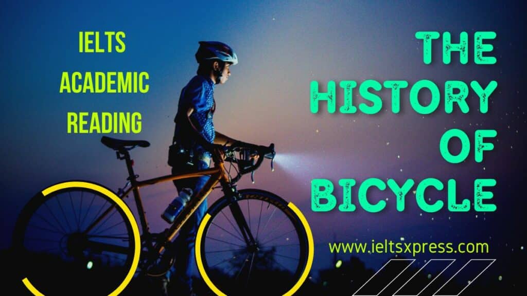 The History of bicycle ielts reading academic
