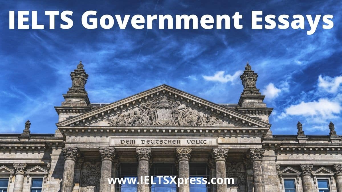 ielts essay on government and society