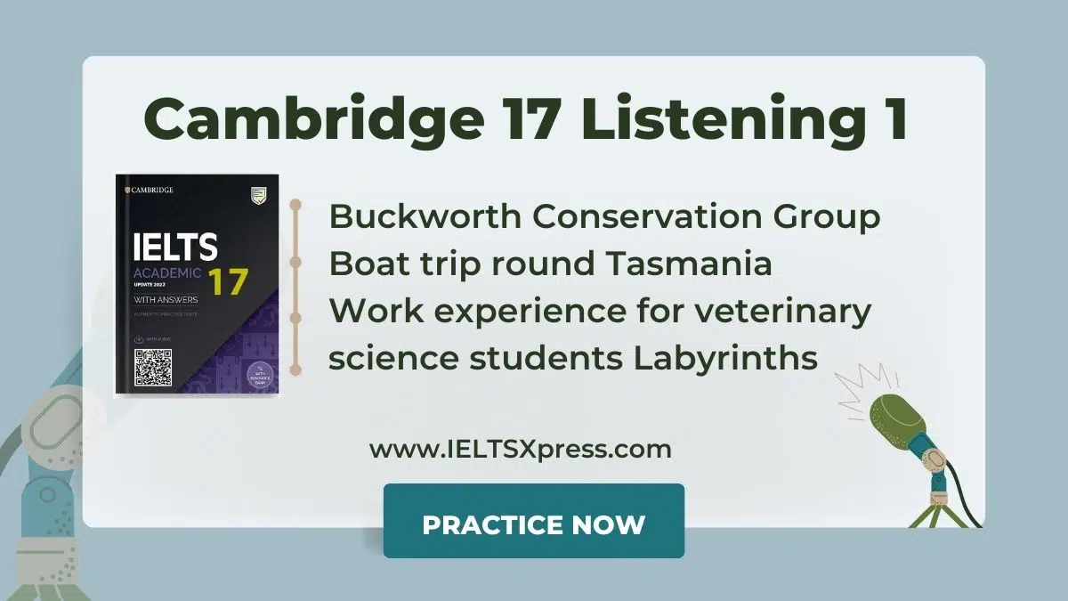 Cambridge Ielts 17 Listening Test 1 With Answers