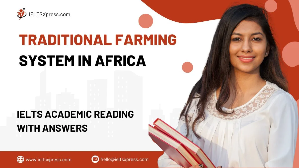 Traditional Farming System in Africa Reading Answers