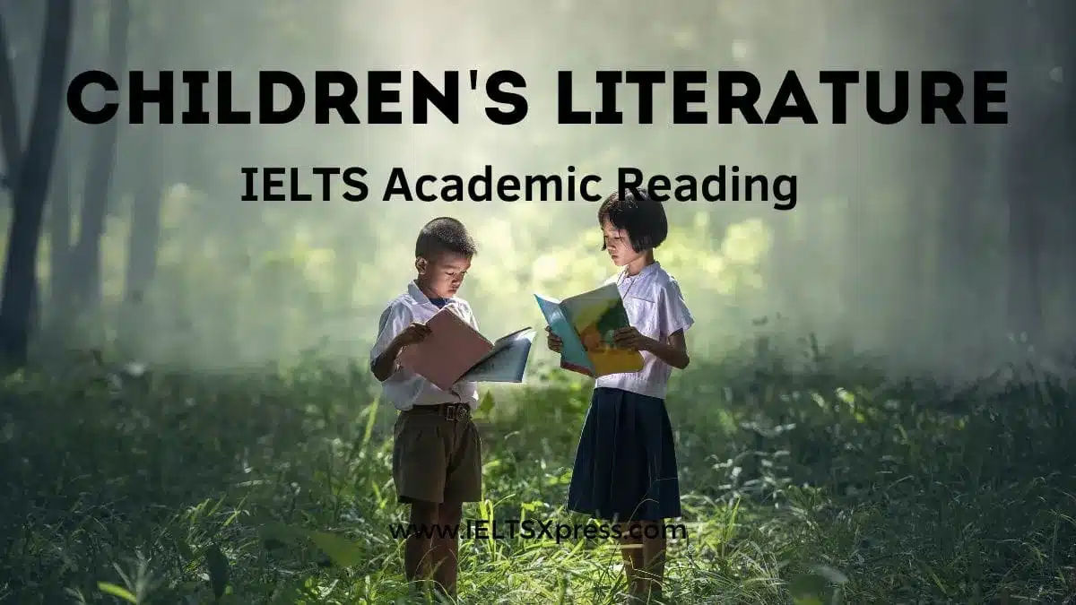 Children'S Literature Ielts Reading Academic With Answers