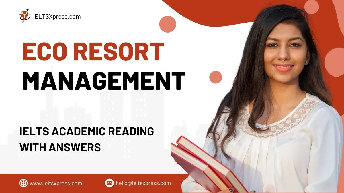 Eco Resort Management Reading Answers