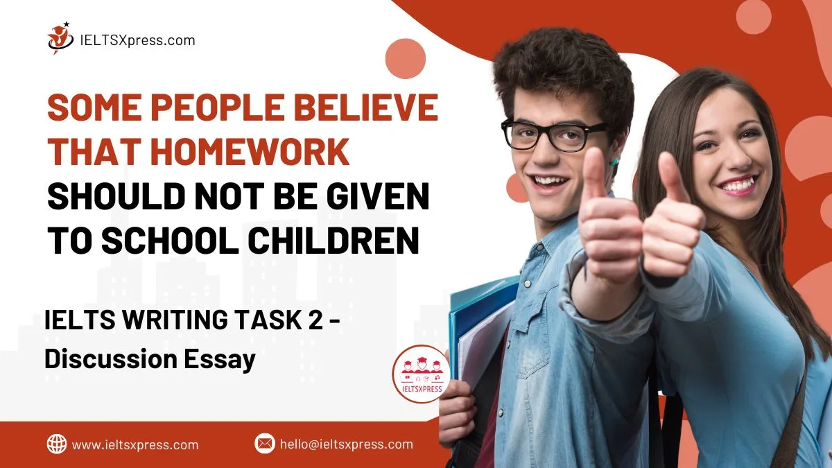 some people believe that homework should not be given to school children essay